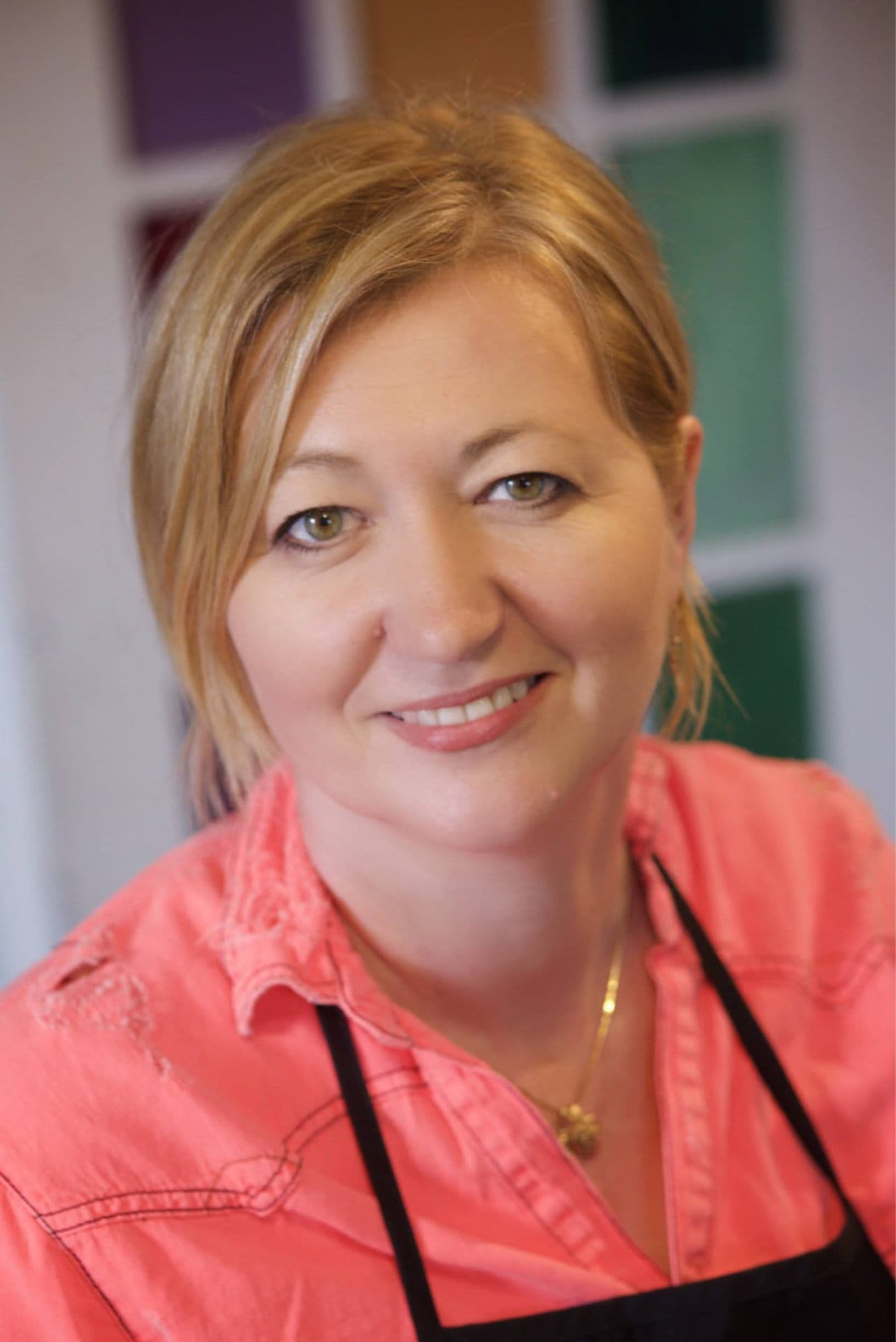 Iwona Staszewski in her McKinney art studio